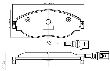 Genuine OEM Quality Brake Pads Set NP2990