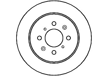 Rear C Hook Slotted Brake Discs BD1224C