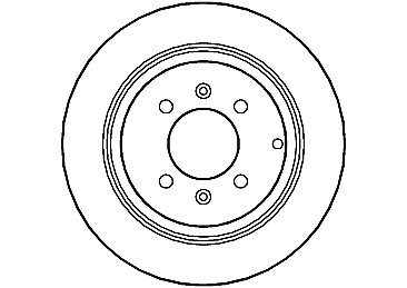 Pair of Rear Brake Discs to fit Peugeot 406 Coupe