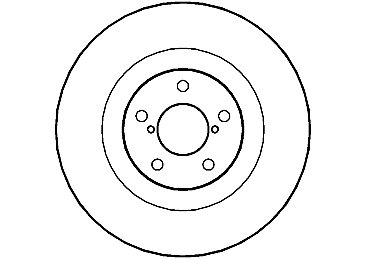 Front Brake Disc 293 mm to fit Subaru Brz (ZC6) Toyota and others