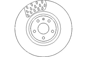 Front Brake Disc 340 mm to fit Audi Tt (8J3)