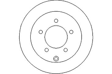 Rear C Hook Slotted Brake Discs BD1708C