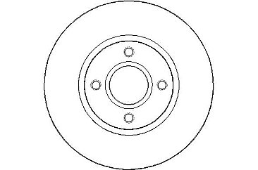 Fiesta ST180 ST200 Front Brake Disc