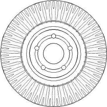 Front Brake Disc 330 mm to fit Ford Focus Iv (HN)