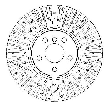 Front Brake Disc 335 mm to fit Mini Mini (F56)