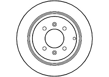 Rear Brake Disc 290 mm to fit Citroen Xsara (N1) Peugeot and others