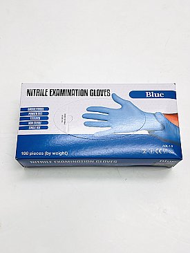 Nitrile Powder Free Disposable Gloves 100 Blue