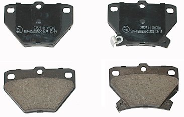 Rear Brake Pads to fit Toyota CELICA Coupe (_T23_) 1.8 16V TS (ZZT231_, ZZT231R) and others