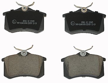 VW Polo 1.8 GTI Rear C-Hook Brake Discs with Pads