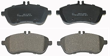 Front Brake Pads to fit Mercedes-Benz C-CLASS (W204) C 180 Kompressor (204.044, 204.045) and others