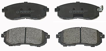Front Brake Pads to fit Fiat SEDICI (189) 1.6 16V and others