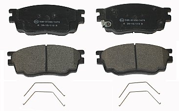Front Brake Pads to fit Mazda 6 Hatchback (GG) 1.8 and others
