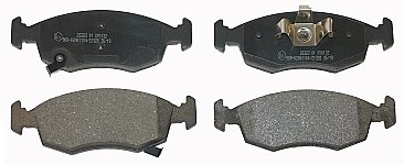 Front Brake Pads to fit Chrysler YPSILON 0.9 Twinair and others