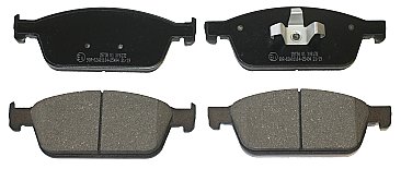 Ford Focus 2.0 ST Front Grooved Brake Discs and Halo Brake Pads