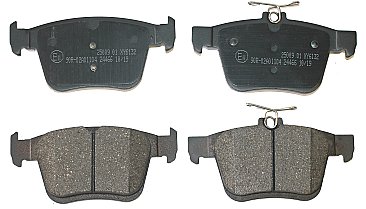 VW Golf GTi MK7 Rear Grooved Brake Discs and Halo Pads