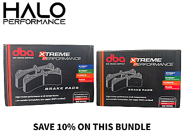 Audi RS3 8V Front and Rear DBA Xtreme Brake Pad Bundle