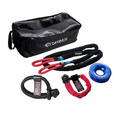 Saber Lightweight Winch Off-Road Recovery Kit
