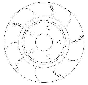 Civic Type R Front Brake Discs and Jurid Brake Pads