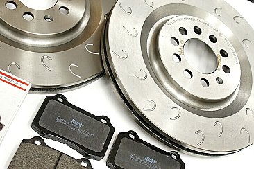 Leon 1.8 Cupra R Front Performance Brake Discs with Jurid Brake Pads