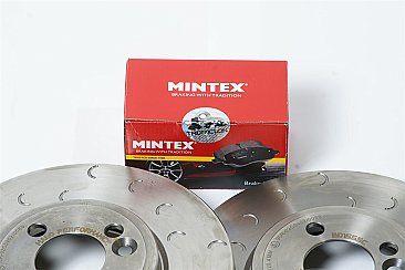 Front Brake Discs with Mintex Pads to fit Mini Cooper S R56 174HP