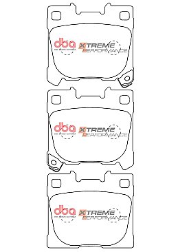 Toyota Yaris GR Rear DBA Xtreme Brake Pads