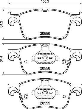 Front Performance Brake Discs with Pads to fit Ford Puma 1.5 ST EcoBoost 325mm