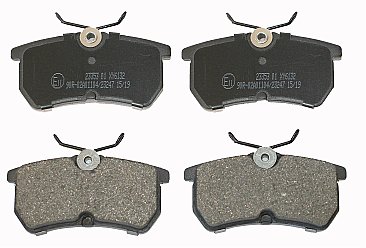 Ford Fiesta 1.6 ST Rear Slotted Brake Discs with OE Quality Brake Pads ST180