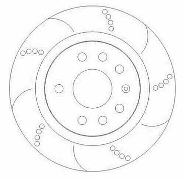 Zafira VXR Rear Brake Discs and Jurid Brake Pads