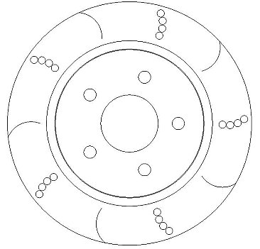 Focus ST 250 Rear Brake Discs and High Performance Pads