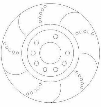 Astra VXR Front Brake Discs and Mintex Brake Pads Sport Upgrade