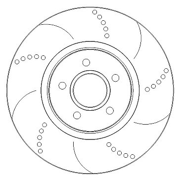 Front Rear Performance Brake Discs Mintex Pads to fit Ford Focus ST ST225 MK2