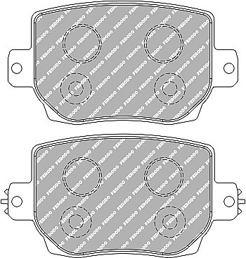 Tesla Model 3 Performance Rear Ferodo DS2500 Brake Pads