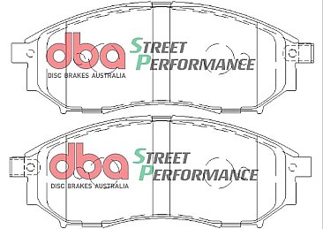 DBA Performance Street Pads for Nissan Navara D40