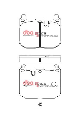 BMW M135I M140I Front DBA Race Brake Pads