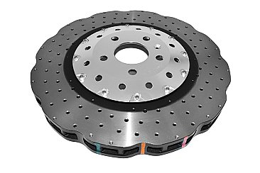 Audi RS6 C7 Front DBA Drilled 2-Piece Brake Discs