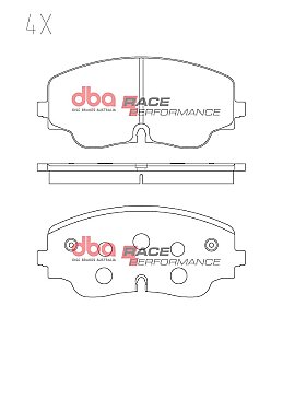 VW Golf R MK8 Front DBA Race Brake Pads