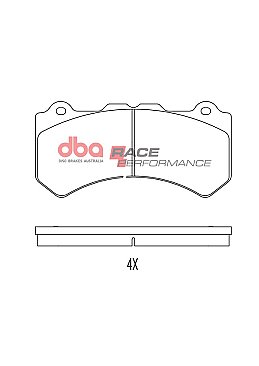 Dodge Charger SRT Hellcat Front DBA Race Brake Pads