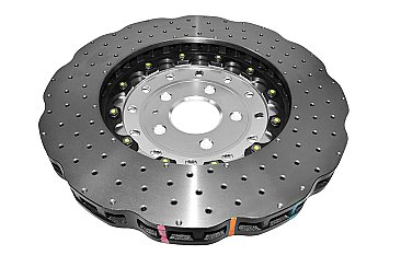 Audi RS6 C7 Front DBA Drilled 2-Piece Brake Discs