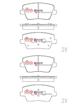 Hyundai I30N Rear DBA Race Pads