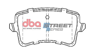 Rear DBA Street Series Ceramic Pads DB2185SS