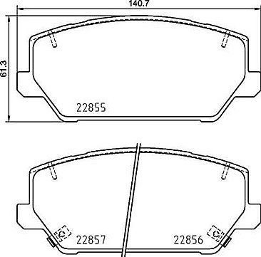 Hyundai I30N PFL Front Dimpled & Grooved Discs with Mintex Pads