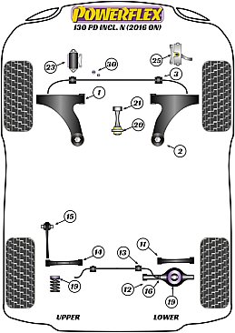 Hyundai I30 N Lower Torque Mount - Motorsport