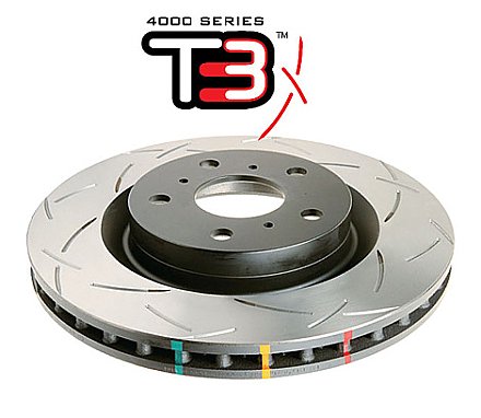 DBA 4000 series T3 Brake Disc 350mm x 20mm Kangaroo Paw DBA42341S - Rear
