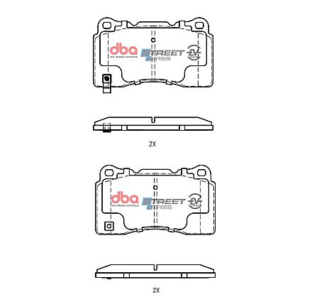 DBA Street Series Brake Pads DB1678SSEV