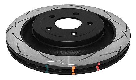Rear DBA Brake Discs 4000 Series T3 Slotted to fit Ford Mustang