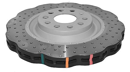 DBA 4000 series XD Brake Disc 340mm x 30mm Kangaroo Paw DBA42830WSLVXD - Front