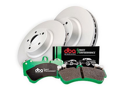 DBA Brake Kit - Street Series En-Shield Plain & Street Performance Brake Pads (2x DBA2830E + DB8849SP) DBA2830E-8849SP