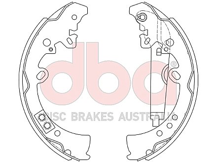 DBA Street Series Brake Shoes DBAS1832