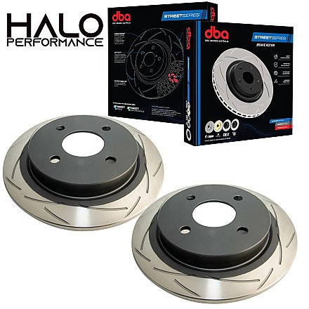 Ford Fiesta 1.6 ST ST180 ST200 Rear Brake Discs DBA Upgrade X2