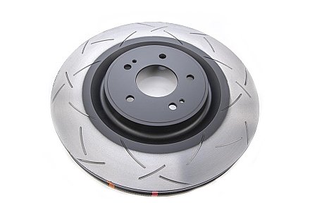 Front DBA 4000 Series T3 Slotted Brake Discs to fit Mitsubishi Evo X